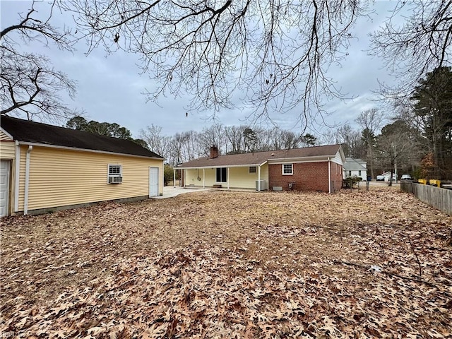 view of back of property