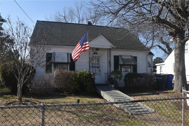 view of bungalow