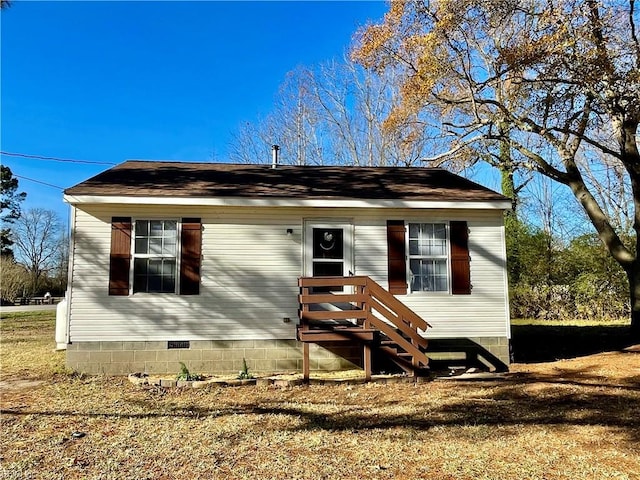 view of front of home