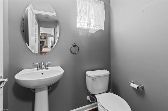 bathroom with toilet