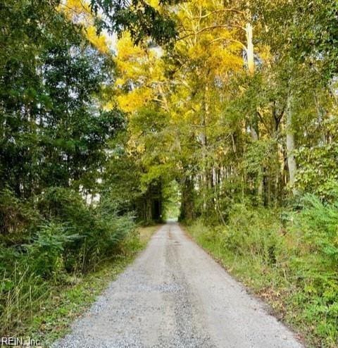 view of road