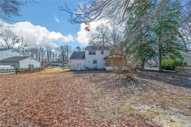 view of rear view of house