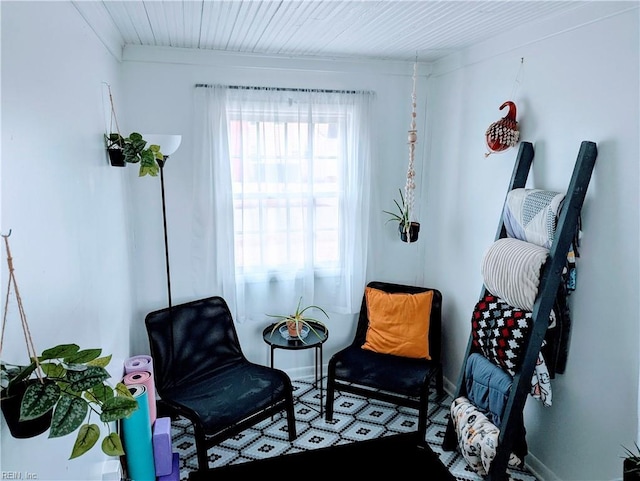 view of sitting room