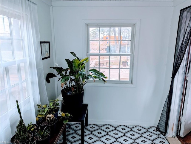 entryway with a healthy amount of sunlight