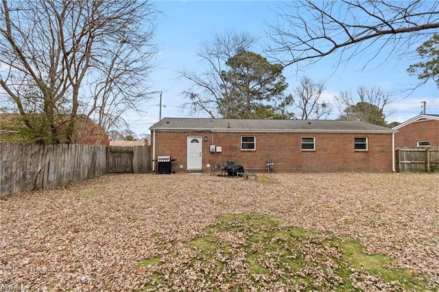 view of rear view of property