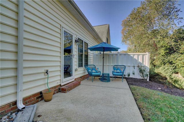 view of patio / terrace