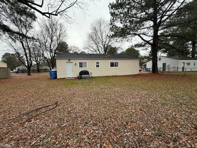 view of back of house