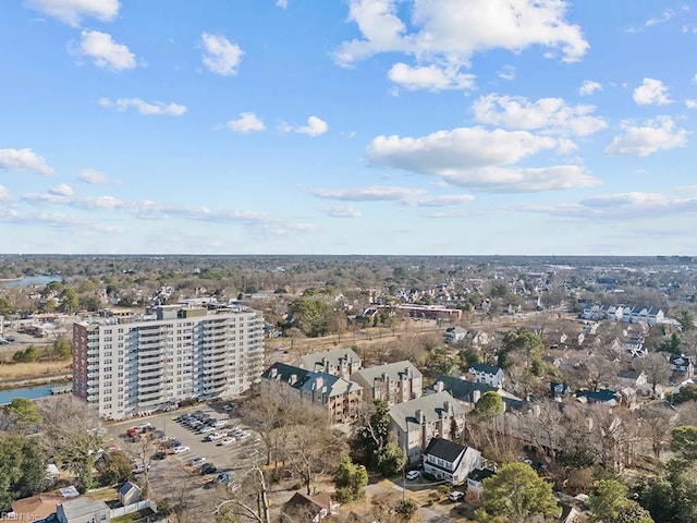 aerial view featuring a city view