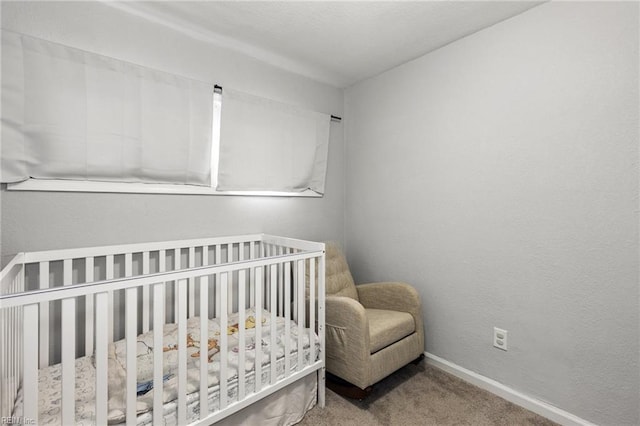 bedroom with carpet flooring