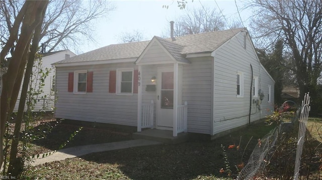 view of front of home