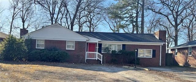 view of ranch-style home