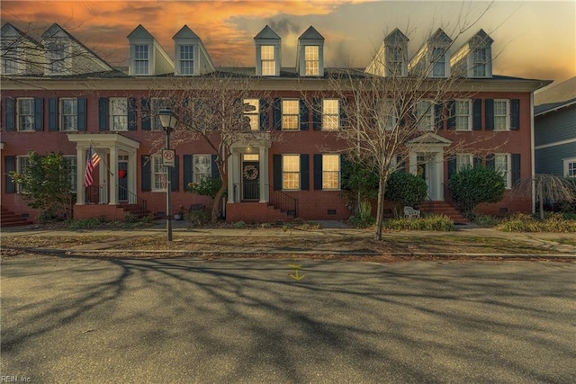 view of colonial house