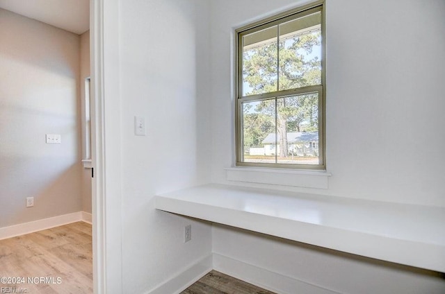 interior space featuring hardwood / wood-style flooring