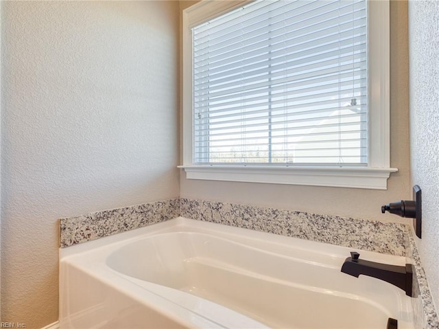 bathroom featuring a bathtub