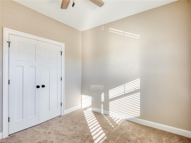 interior space featuring carpet floors