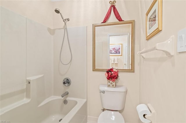 bathroom with  shower combination and toilet