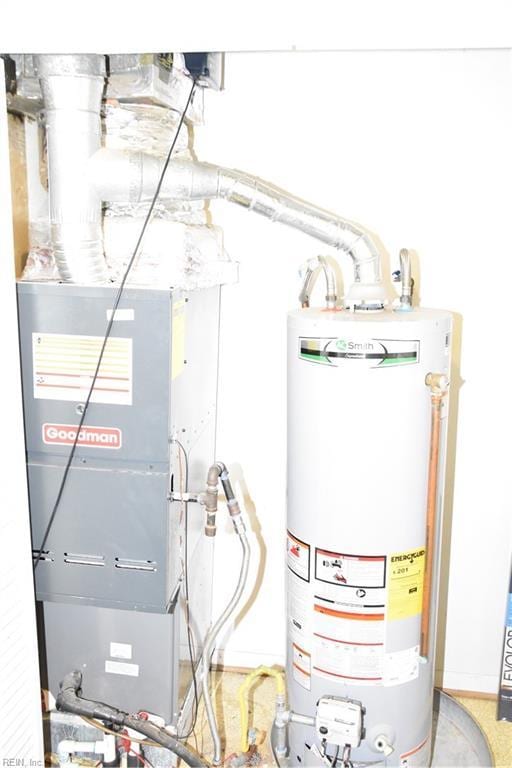 utilities with gas water heater