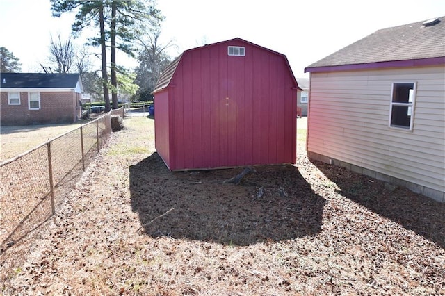 view of outdoor structure