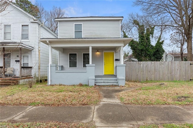 bungalow-style home featuring covered porch