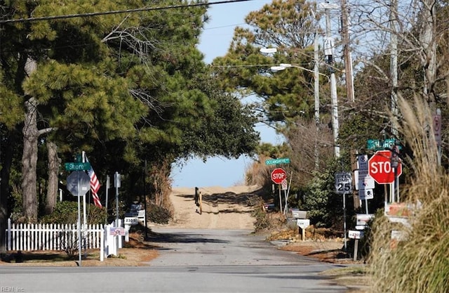 view of road