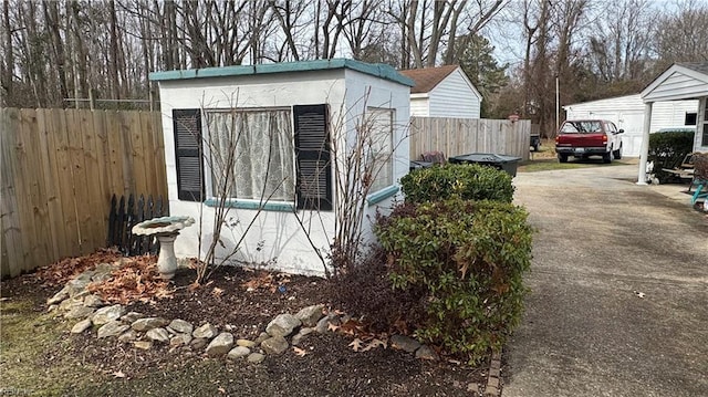 view of outbuilding