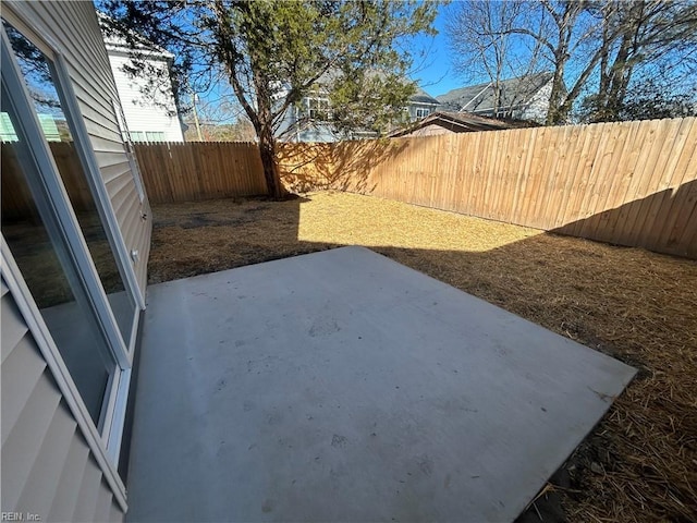 view of yard featuring a patio