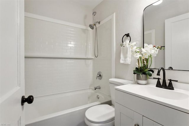 428 Hampton Roads Ave, Hampton, VA 23661 - full bathroom with vanity, tiled shower / bath, and toilet