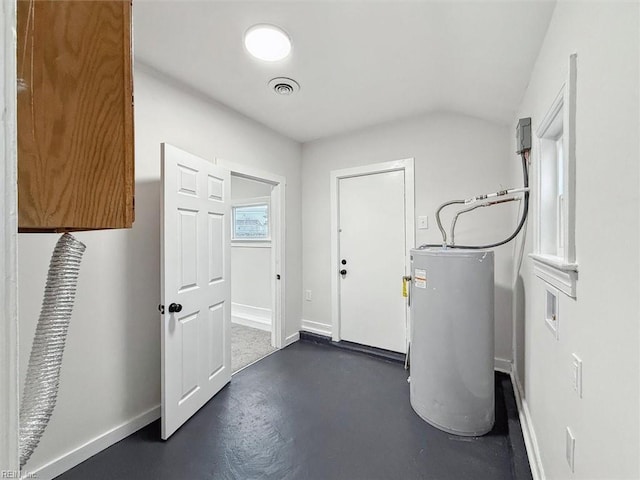 428 Hampton Roads Ave, Hampton, VA 23661 - laundry area with water heater
