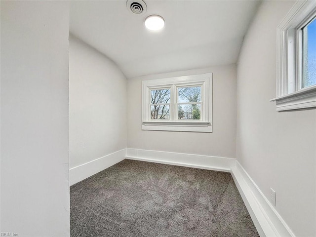 428 Hampton Roads Ave, Hampton, VA 23661 - carpeted spare room featuring vaulted ceiling and plenty of natural light