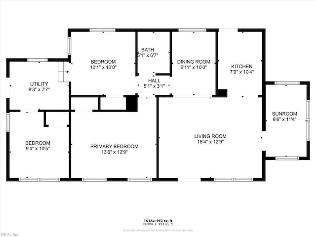 428 Hampton Roads Ave, Hampton, VA 23661 - plan