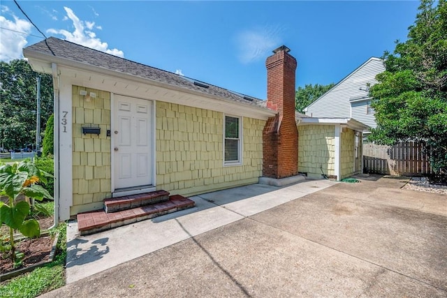 back of house featuring a patio