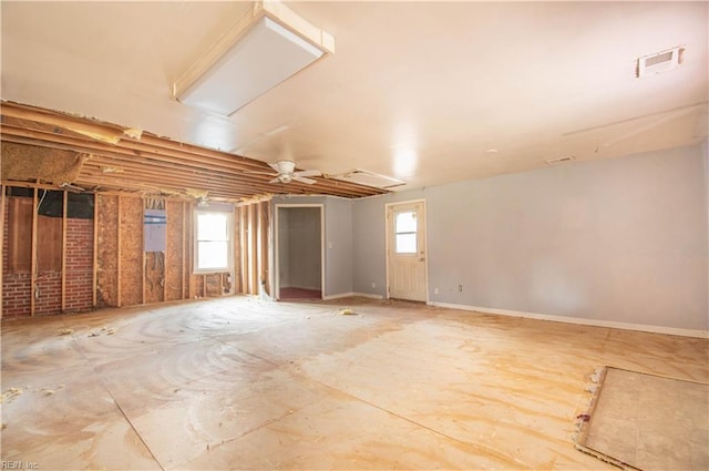 2228 Kings Hwy, Suffolk, VA 23435 - unfurnished room with visible vents and baseboards