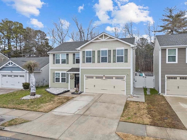 view of front of house with a front yard