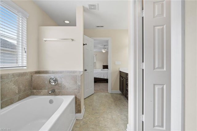 2608 River Watch Dr, Suffolk, VA 23434 - bathroom featuring vanity and a bath