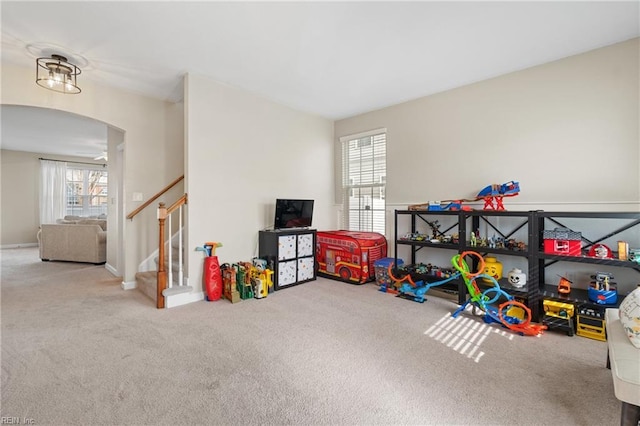 2608 River Watch Dr, Suffolk, VA 23434 - playroom with carpet and ceiling fan