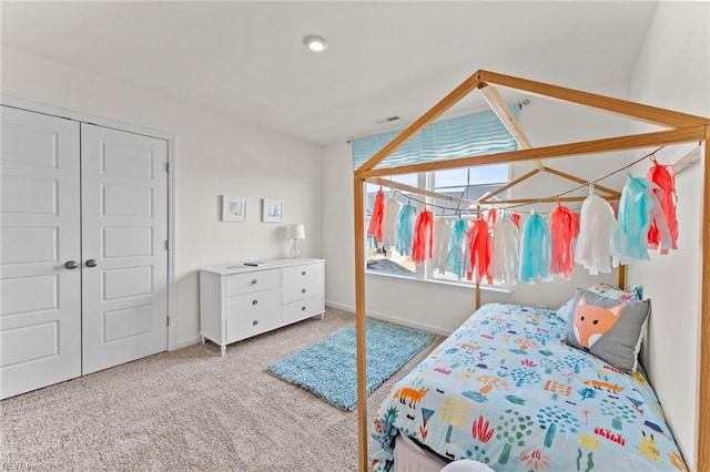 129 Getty Rd, Suffolk, VA 23434 - bedroom with carpet, a closet, and baseboards