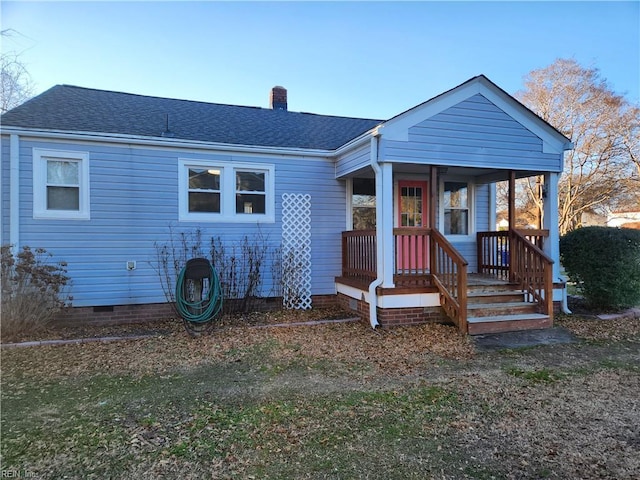 view of front of house