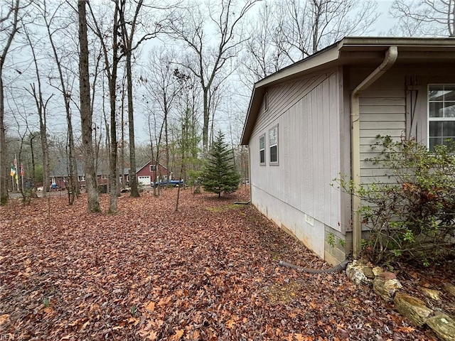 view of home's exterior