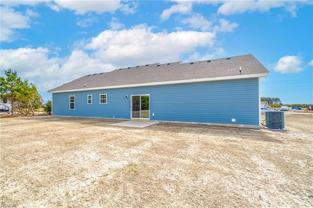 rear view of property featuring a patio