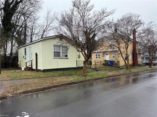 view of front of home