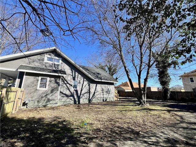 view of property exterior