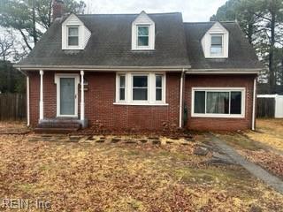 view of new england style home