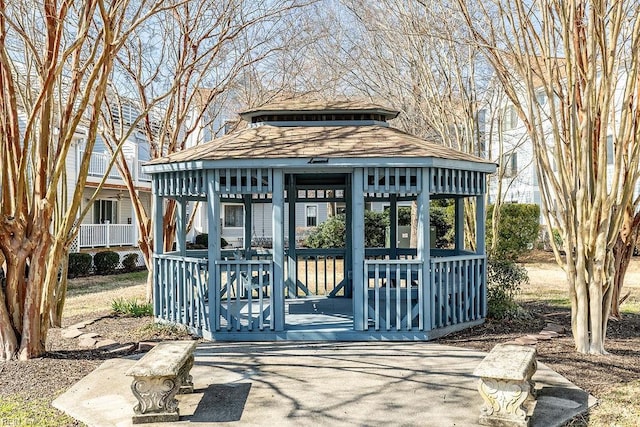 view of outbuilding