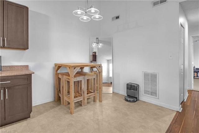 view of dining area