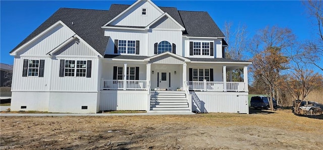 view of front of house with a porch