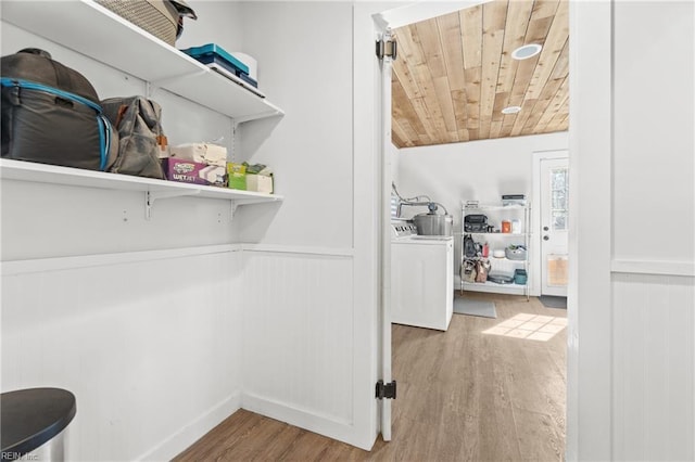 interior space featuring washer / clothes dryer