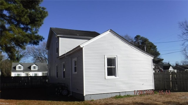 view of property exterior