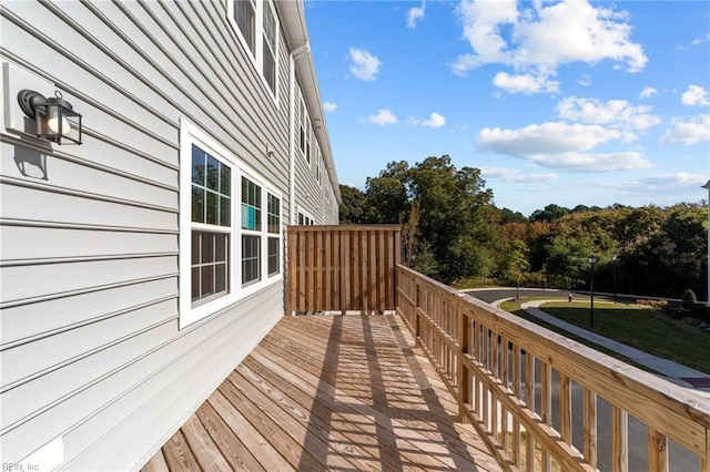 view of deck