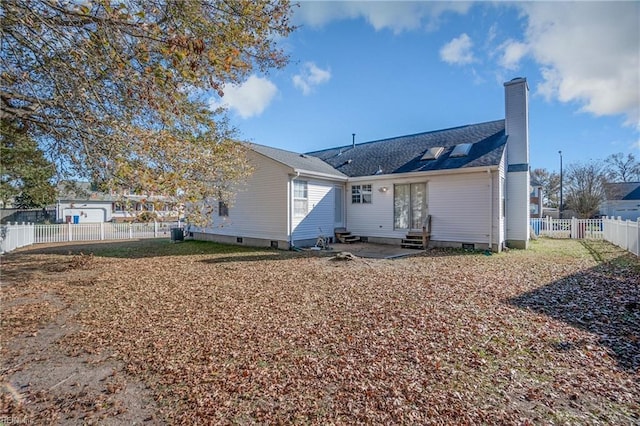 view of rear view of property