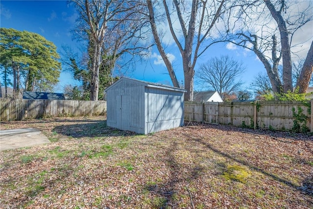 view of outdoor structure
